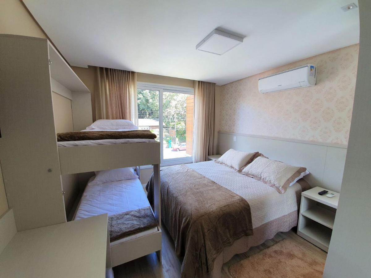 Apto Luxo 800M R. Coberta | 2 Suites | Mobiliado Gramado Eksteriør billede