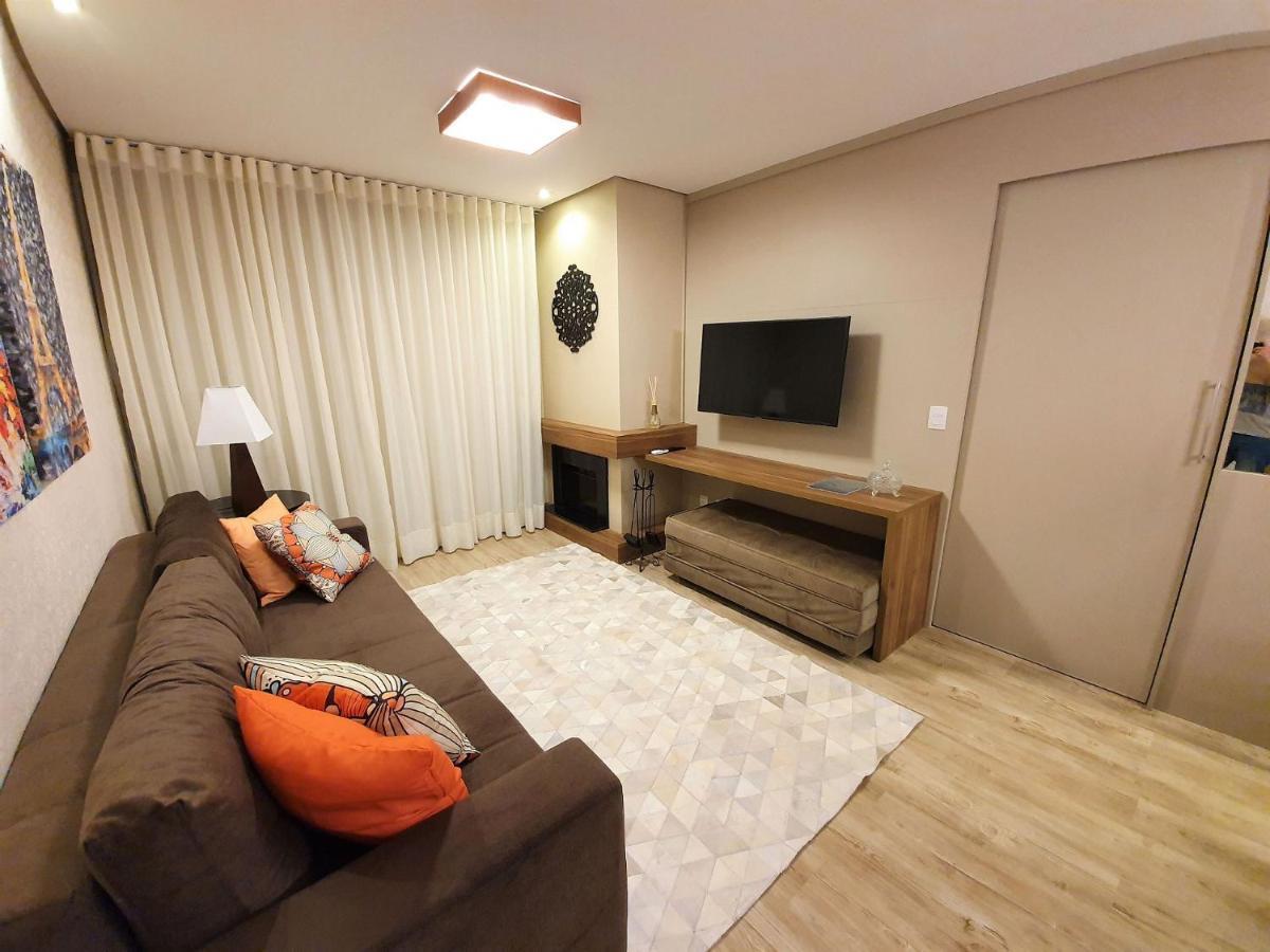 Apto Luxo 800M R. Coberta | 2 Suites | Mobiliado Gramado Eksteriør billede