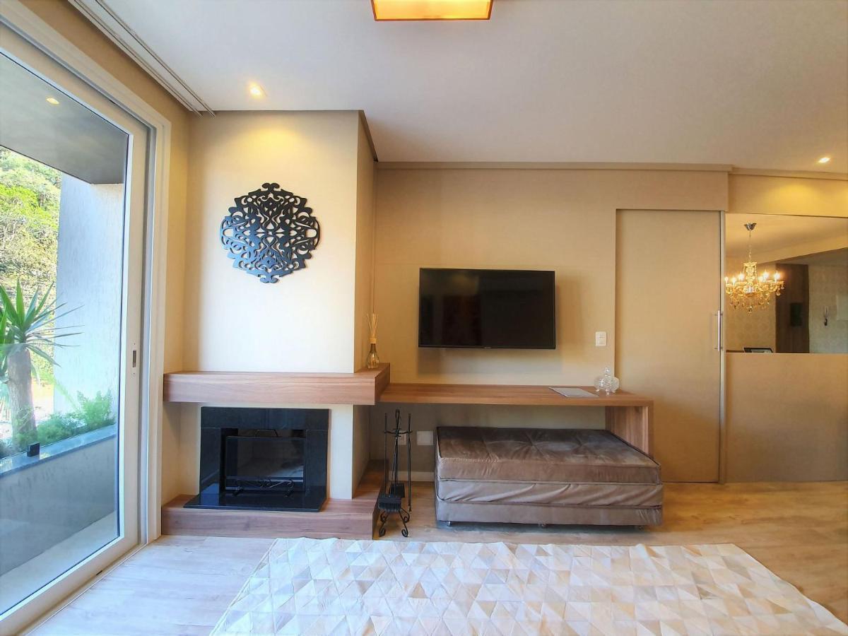 Apto Luxo 800M R. Coberta | 2 Suites | Mobiliado Gramado Eksteriør billede
