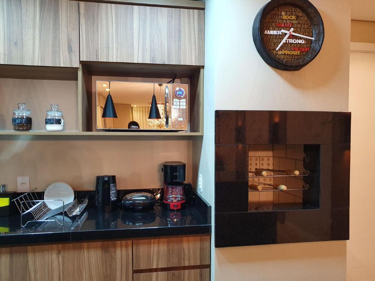 Apto Luxo 800M R. Coberta | 2 Suites | Mobiliado Gramado Eksteriør billede