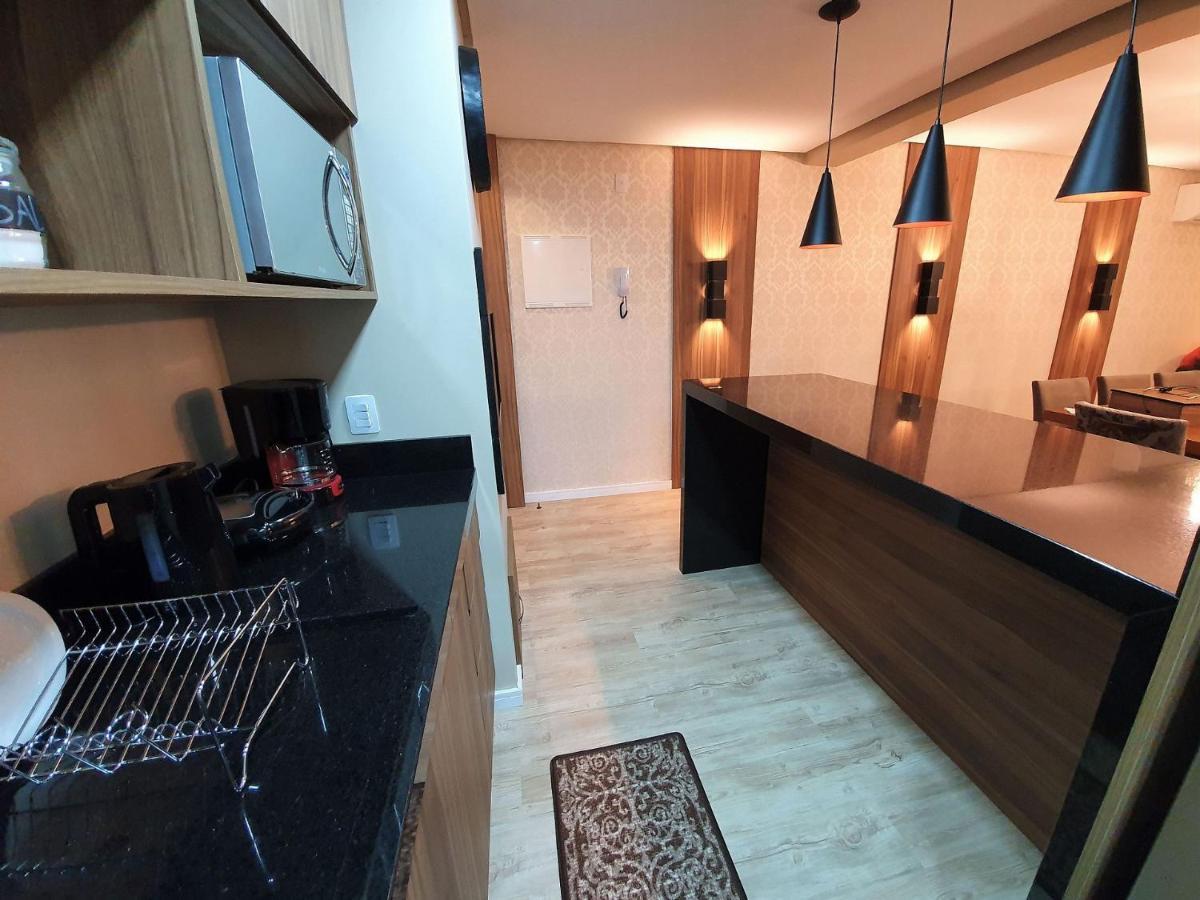 Apto Luxo 800M R. Coberta | 2 Suites | Mobiliado Gramado Eksteriør billede