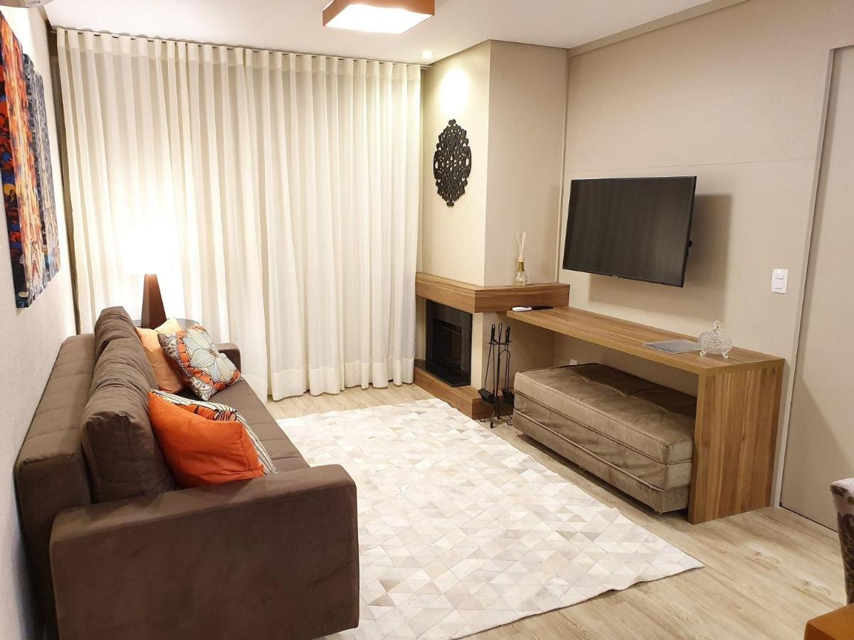 Apto Luxo 800M R. Coberta | 2 Suites | Mobiliado Gramado Eksteriør billede