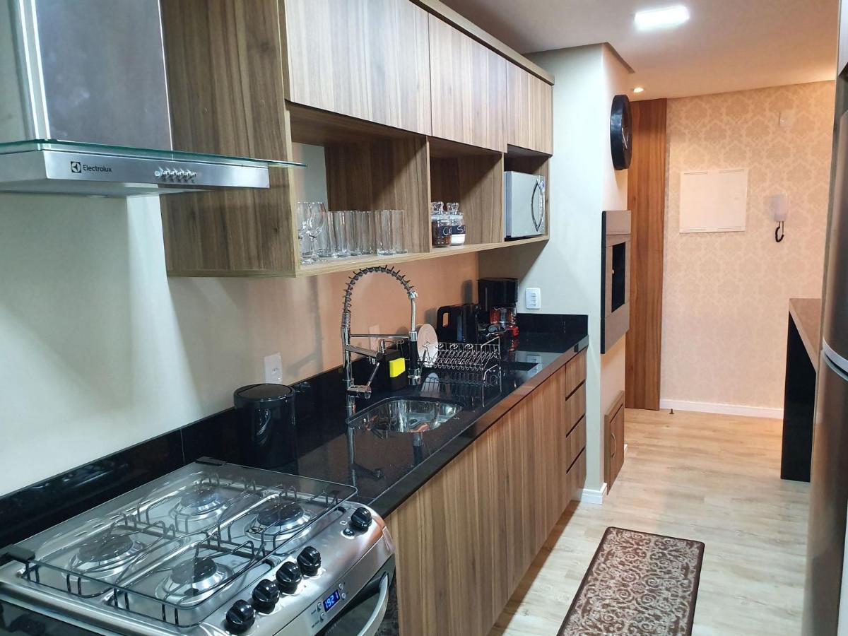 Apto Luxo 800M R. Coberta | 2 Suites | Mobiliado Gramado Eksteriør billede