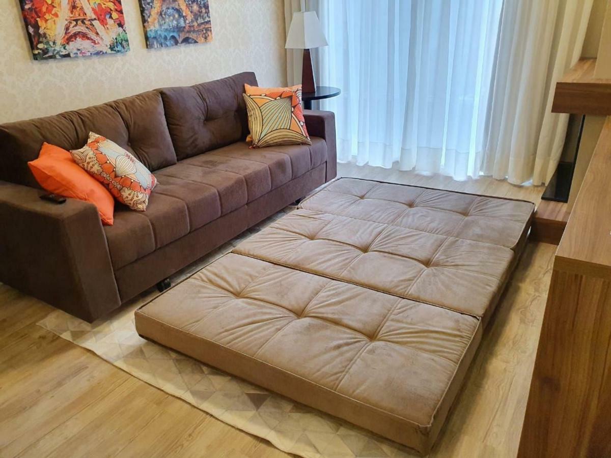 Apto Luxo 800M R. Coberta | 2 Suites | Mobiliado Gramado Eksteriør billede